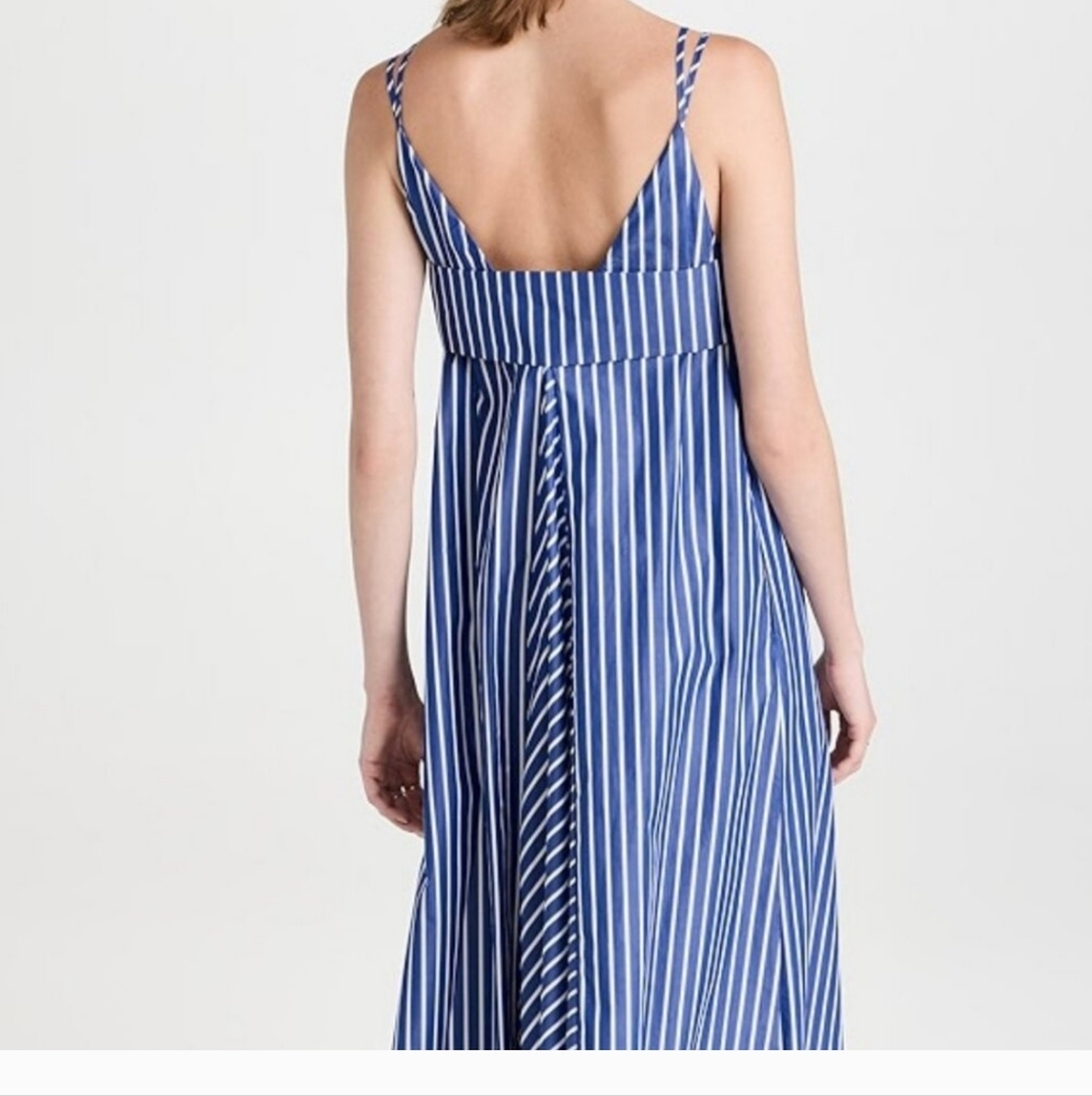 Rebecca Taylor Blue and White Sleeveless Sundress Size 0 - Picture 2 of 10